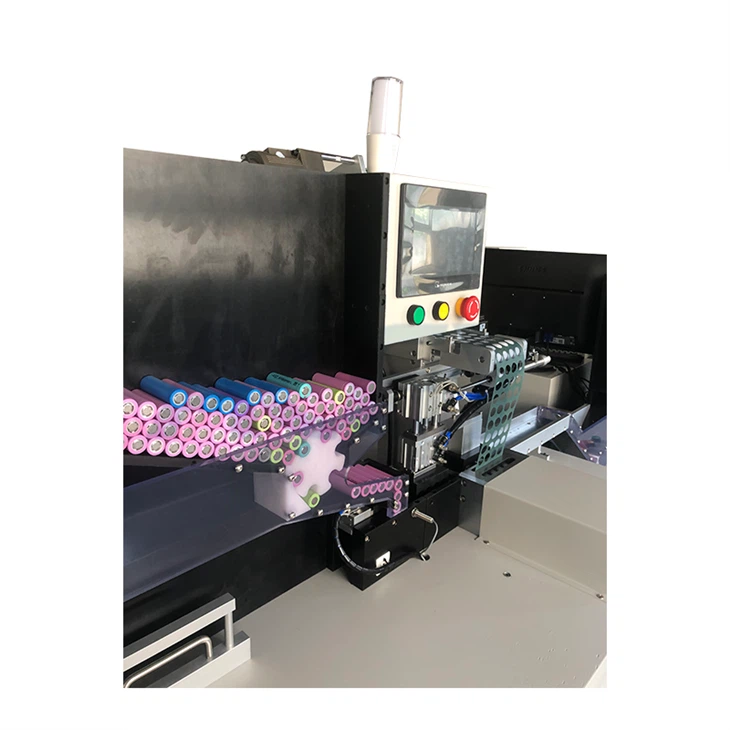 battery sticking machine